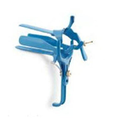 Speculum Vaginal Graves Medium Extra Wide Opening/Rectangular Yoke Blue Ct Ea